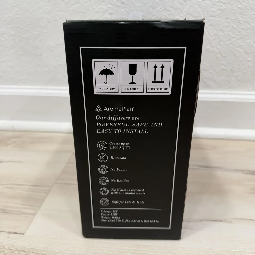 AromaPlan DAP1002 Bluetooth Scent Diffuser Electric Air Machine Black Atomizer